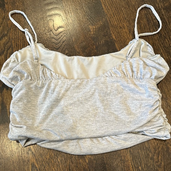 Cropped gray tank top. Lovers + Friends brand. - Picture 2 of 3